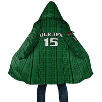 Custom Malawi Football Cloak Come On Flames - Green - Wonder Print Shop