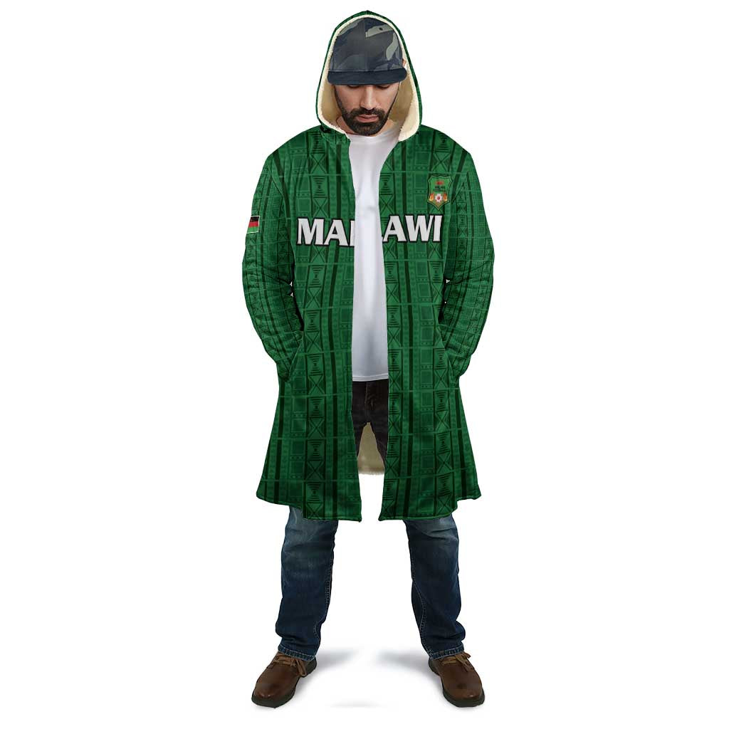 Custom Malawi Football Cloak Come On Flames - Green - Wonder Print Shop