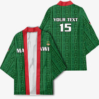 Custom Malawi Football Kimono Come On Flames - Green - Wonder Print Shop