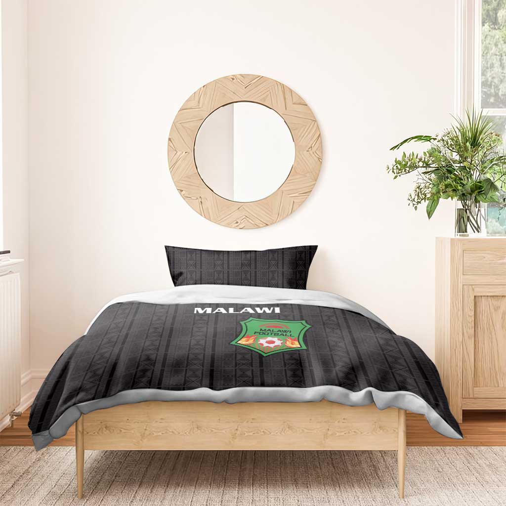 Malawi Football Bedding Set Come On Flames - Black - Wonder Print Shop