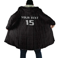 Custom Malawi Football Cloak Come On Flames - Black - Wonder Print Shop