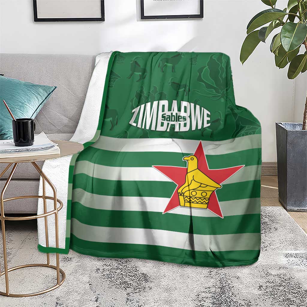 Rugby Zimbabwe Blanket Go Champions Sables - Wonder Print Shop