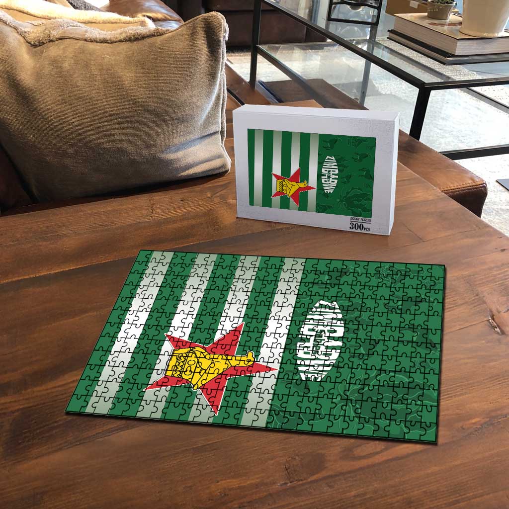 Rugby Zimbabwe Custom Puzzle Go Champions Sables - Wonder Print Shop