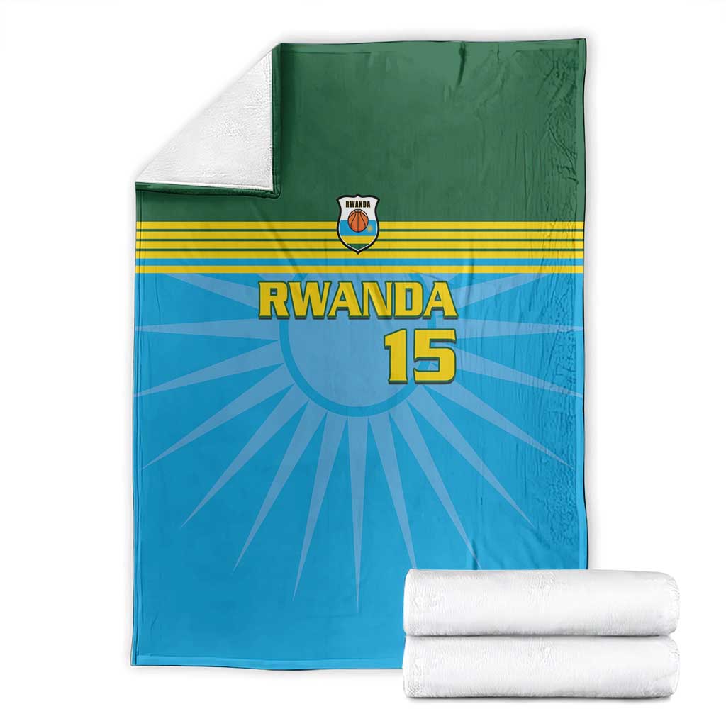 Custom Rwanda Basketball Blanket Go Champions - Wonder Print Shop