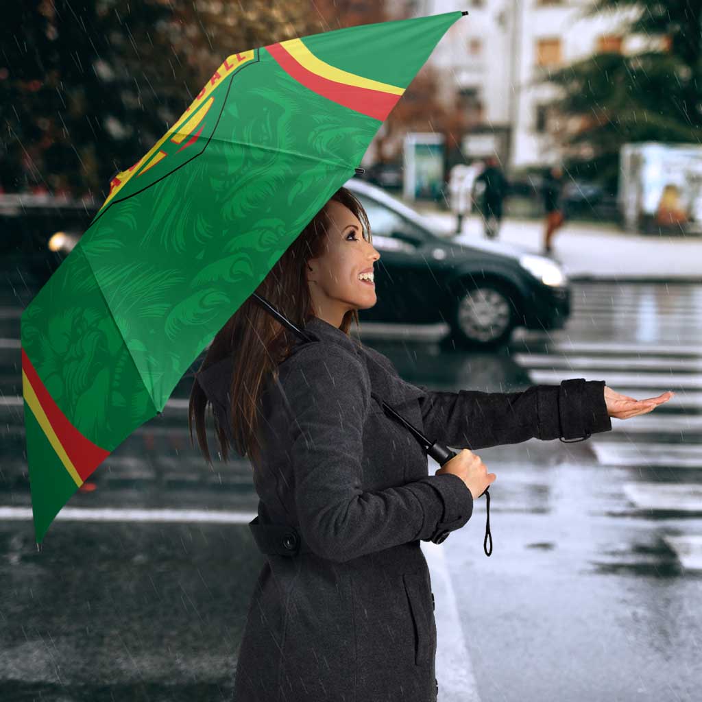 Custom Senegal Basketball Umbrella Go Champions Lions - Wonder Print Shop
