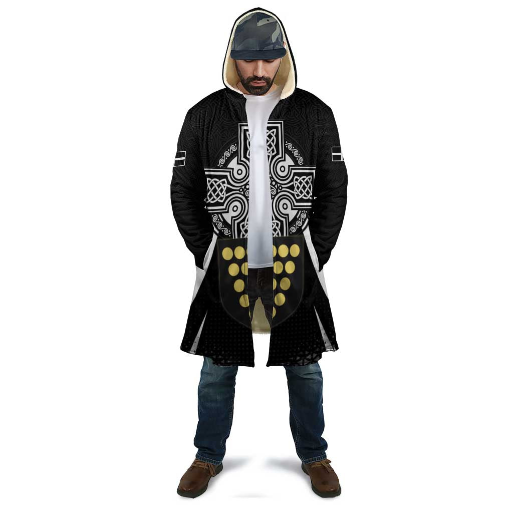 Cornwall Celtic Cross Cloak Coat Of Arms With Celtic Pattern - Wonder Print Shop
