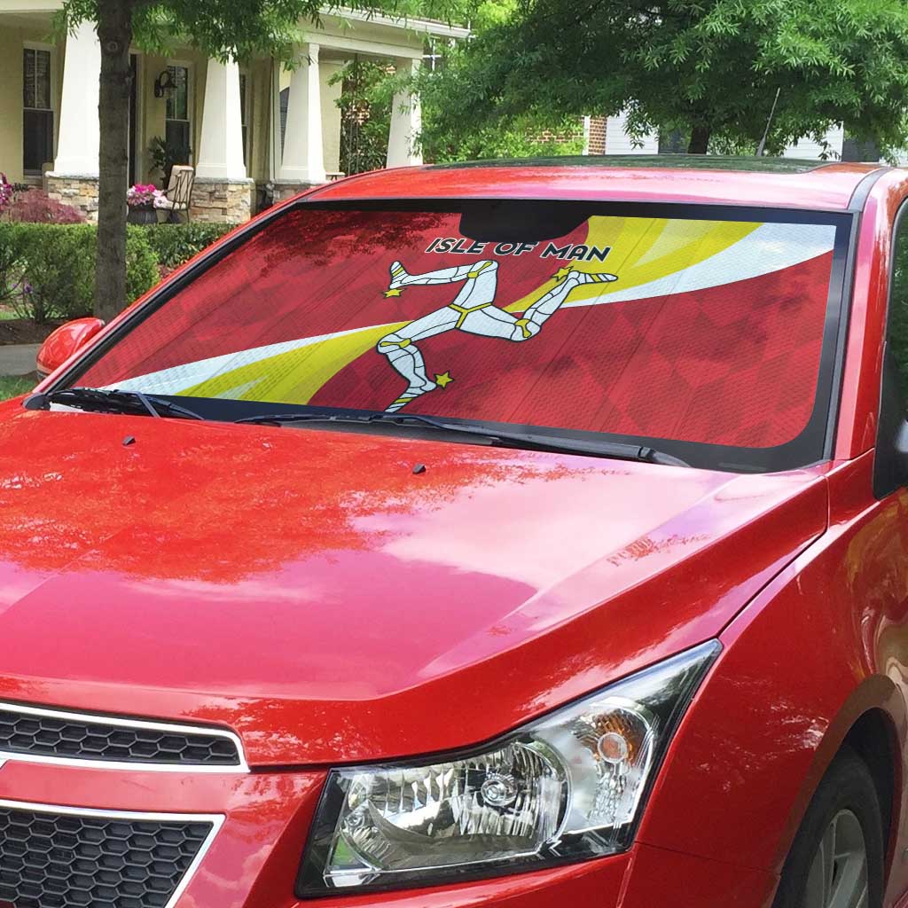 Isle of Man Auto Sun Shade Triskele Ny Tree Cassyn - Wonder Print Shop