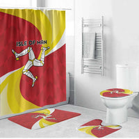 Isle of Man Bathroom Set Triskele Ny Tree Cassyn - Wonder Print Shop