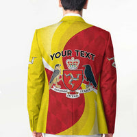 Personalized Isle of Man Blazer Triskele Ny Tree Cassyn - Wonder Print Shop
