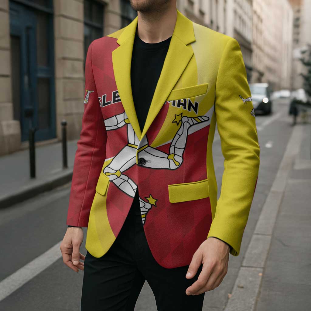 Personalized Isle of Man Blazer Triskele Ny Tree Cassyn - Wonder Print Shop