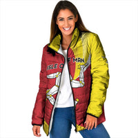 Personalized Isle of Man Padded Jacket Triskele Ny Tree Cassyn - Wonder Print Shop