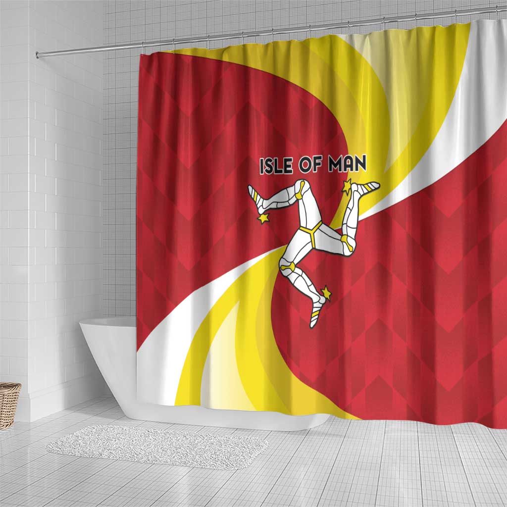 Isle of Man Shower Curtain Triskele Ny Tree Cassyn - Wonder Print Shop