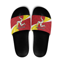 Isle of Man Slide Sandals Triskele Ny Tree Cassyn - Wonder Print Shop