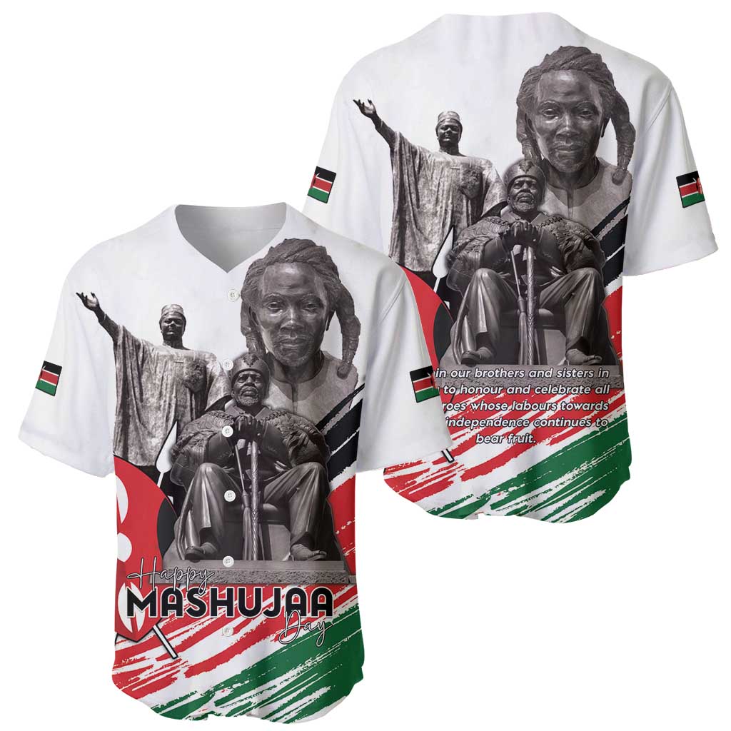 Kenya Mashujaa Day Baseball Jersey Kenyan Heroes - Wonder Print Shop