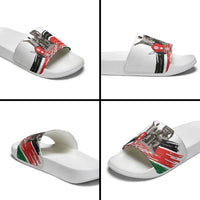 Kenya Mashujaa Day Slide Sandals Kenyan Heroes - Wonder Print Shop