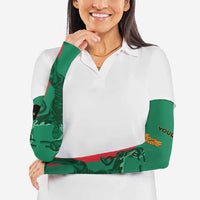 Zambia Independence Day Arm Sleeves Lusaka Freedom Statue - Wonder Print Shop