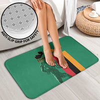 Zambia Independence Day Bathroom Set Lusaka Freedom Statue - Wonder Print Shop