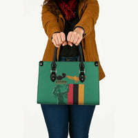 Zambia Independence Day Leather Bag Lusaka Freedom Statue - Wonder Print Shop