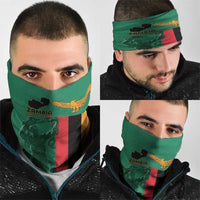 Zambia Independence Day Neck Gaiter Lusaka Freedom Statue - Wonder Print Shop