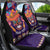 Personalised Mexico Day Of The Dead Car Seat Cover Sugar Skull With Maracas Mexican Folk Pattern - Wonder Print Shop