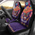 Personalised Mexico Day Of The Dead Car Seat Cover Sugar Skull With Maracas Mexican Folk Pattern - Wonder Print Shop