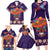 Personalised Mexico Day Of The Dead Family Matching Long Sleeve Bodycon Dress and Hawaiian Shirt Sugar Skull With Maracas Mexican Folk Pattern LT15