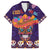 Personalised Mexico Day Of The Dead Family Matching Off The Shoulder Long Sleeve Dress and Hawaiian Shirt Sugar Skull With Maracas Mexican Folk Pattern - Wonder Print Shop