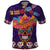 Personalised Mexico Day Of The Dead Polo Shirt Sugar Skull With Maracas Mexican Folk Pattern - Wonder Print Shop