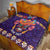 Personalised Mexico Day Of The Dead Quilt Sugar Skull With Maracas Mexican Folk Pattern