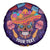 Personalised Mexico Day Of The Dead Spare Tire Cover Sugar Skull With Maracas Mexican Folk Pattern