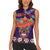 Personalised Mexico Day Of The Dead Women Sleeveless Polo Shirt Sugar Skull With Maracas Mexican Folk Pattern LT15