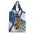 Personalised Finland Independence Day Grocery Bag Lily Of The Valley Mix Holly Blue - Coat Of Arms Style