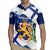 Personalised Finland Independence Day Rugby Jersey Lily Of The Valley Mix Holly Blue - Coat Of Arms Style - Wonder Print Shop