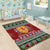 Scotland Christmas Area Rug The Royal Arms of Scotland With Thistle - Wonder Print Shop