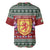 Scotland Christmas Baseball Jersey The Royal Arms of Scotland With Thistle - Wonder Print Shop