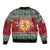 Scotland Christmas Bomber Jacket The Royal Arms of Scotland With Thistle - Wonder Print Shop