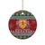 Scotland Christmas Ceramic Ornament The Royal Arms of Scotland With Thistle - Wonder Print Shop