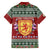 Scotland Christmas Family Matching Off The Shoulder Long Sleeve Dress and Hawaiian Shirt The Royal Arms of Scotland With Thistle - Wonder Print Shop