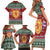 Scotland Christmas Family Matching Short Sleeve Bodycon Dress and Hawaiian Shirt The Royal Arms of Scotland With Thistle - Wonder Print Shop