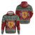 Scotland Christmas Hoodie The Royal Arms of Scotland With Thistle - Wonder Print Shop