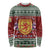 Scotland Christmas Long Sleeve Shirt The Royal Arms of Scotland With Thistle - Wonder Print Shop