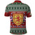 Scotland Christmas Polo Shirt The Royal Arms of Scotland With Thistle - Wonder Print Shop