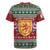 Scotland Christmas Rugby Jersey The Royal Arms of Scotland With Thistle