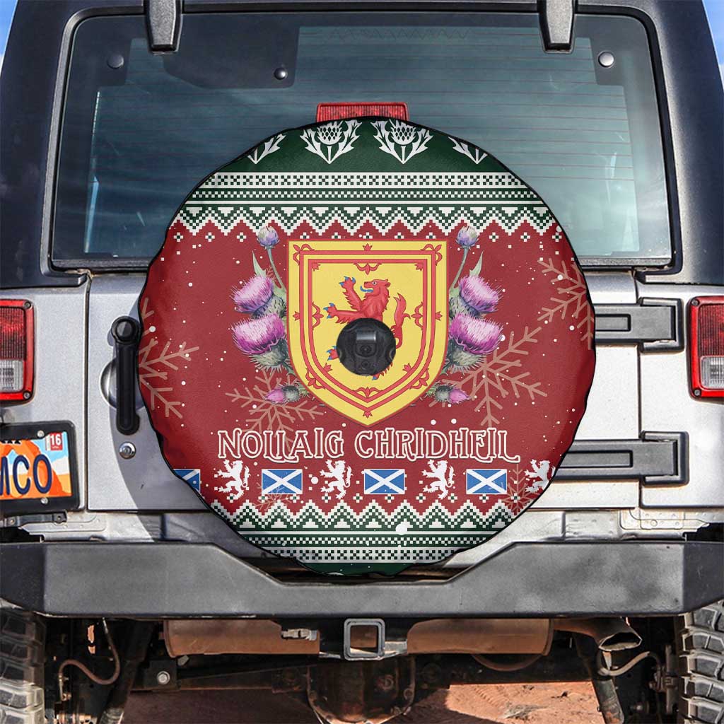 Scotland Christmas Spare Tire Cover The Royal Arms of Scotland With Thistle