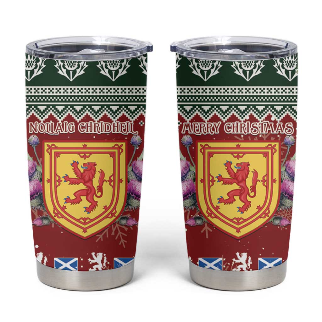 Scotland Christmas Tumbler Cup The Royal Arms of Scotland With Thistle