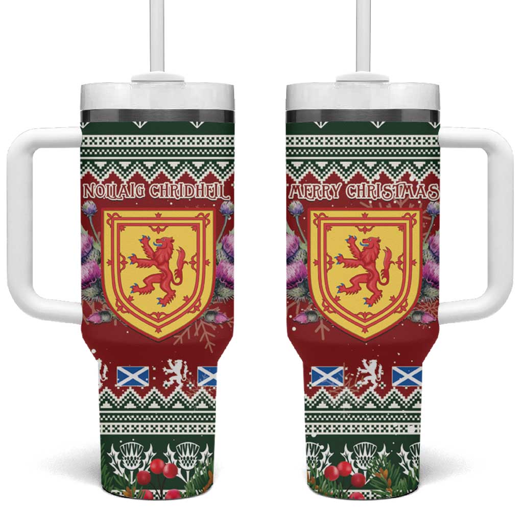 Scotland Christmas Tumbler With Handle The Royal Arms of Scotland With Thistle