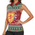 Scotland Christmas Women Sleeveless Polo Shirt The Royal Arms of Scotland With Thistle