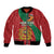 Personalised Morocco Proclamation Day Bomber Jacket Moussier's Redstart With Coat Of Arms