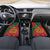 Personalised Morocco Proclamation Day Car Mats Moussier's Redstart With Coat Of Arms - Wonder Print Shop