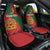 Personalised Morocco Proclamation Day Car Seat Cover Moussier's Redstart With Coat Of Arms - Wonder Print Shop